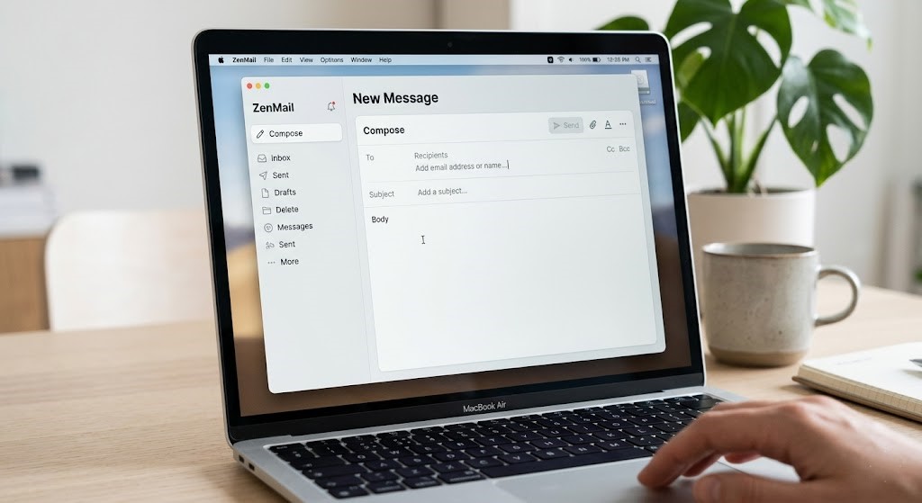 send blank email