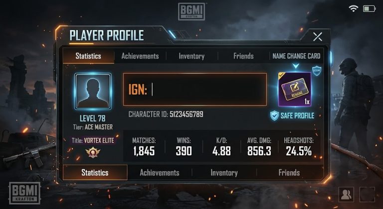 BGMI Invisible Name